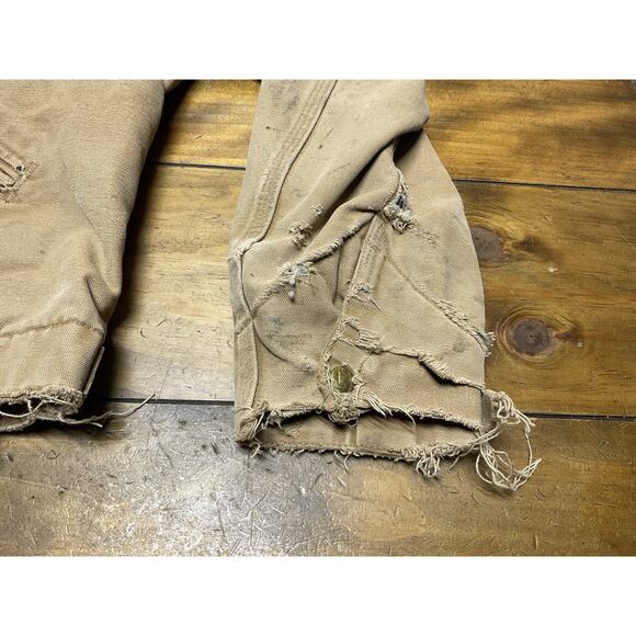 Vintage Y2K Carhartt J97 CML Detroit Canvas Work Jacket XL Distressed - Picture 4 of 16